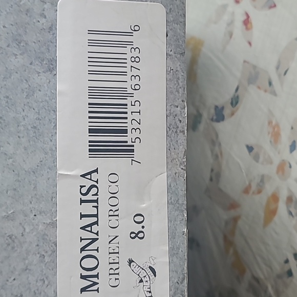 Freebird Green croc mule shoes - Picture 3 of 4